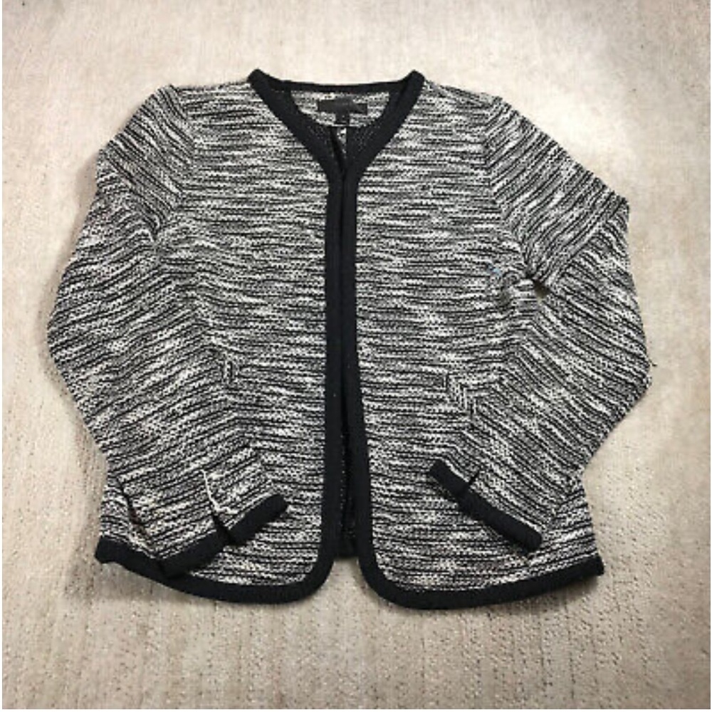 NWT J CREW BLACK TWEED MOTORCYCLE JACKET S